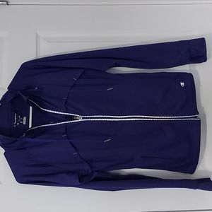 Champion zippered jacket with reflective zipper and reflective markings. Size me
